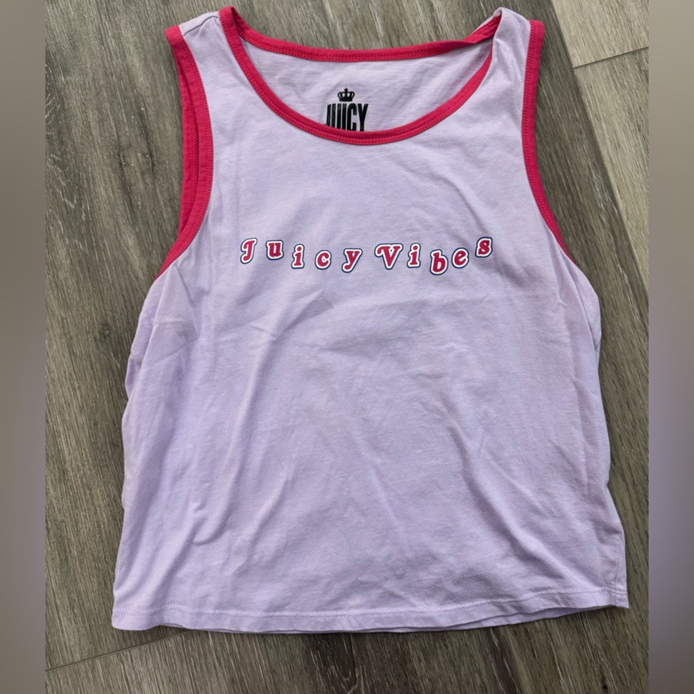 Juicy Couture Light Purple Tank with Pink Accents